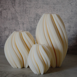 DEMO Soy Off-White Swirl Candle