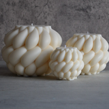 DEMO Soy Off-White Twisted Candle